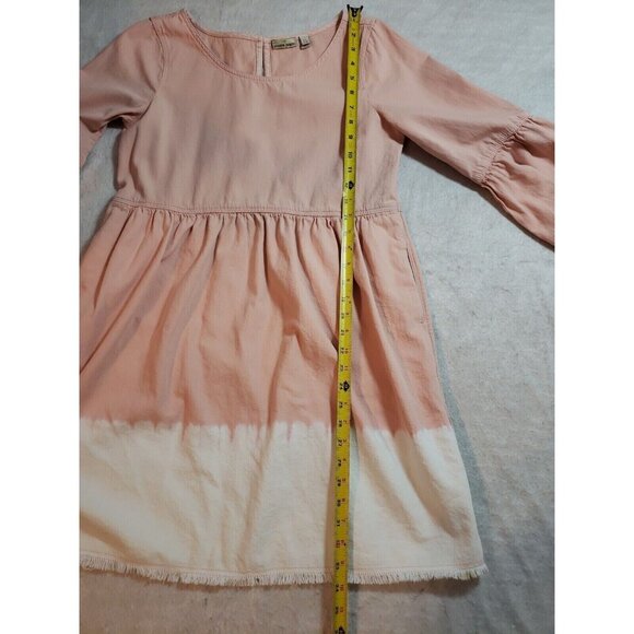 Anthropologie Holding Horses Pink Ombre Lilibet Raw Hem Dip Dye Dress size 6 - Picture 16 of 16
